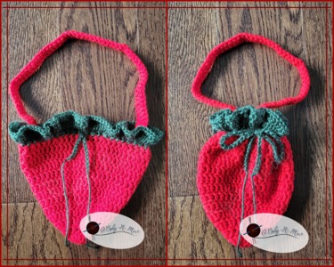 Strawberry Drawstring Bag