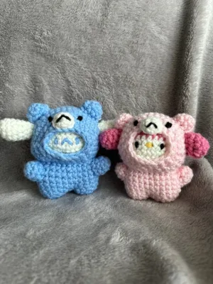 3-in-1 Characters In Teddy Bear Onesie