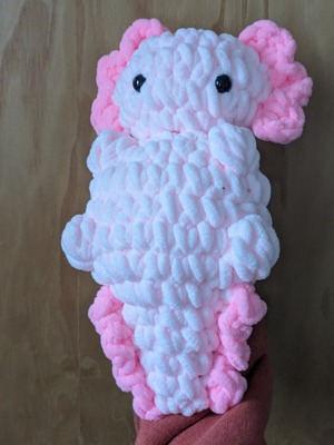 Alice the Axolotl Crochet pattern by Moji-Moji Design