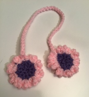 Flower bag charm