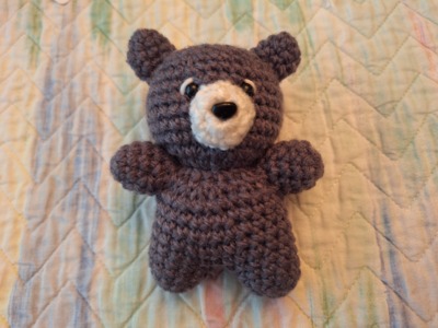 Crochet College Bear - Free Pattern