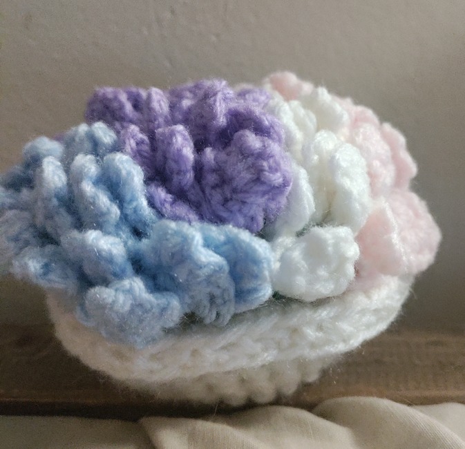 CROCHET PATTERN Flower Pot Coaster Set Crochet Pattern Flower