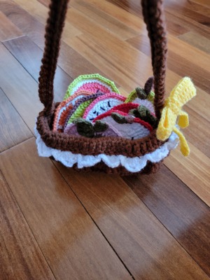 fruit coasters in basket