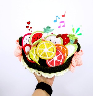 fruit coasters in basket