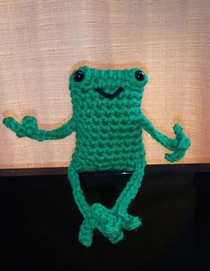 No sew leggy frog