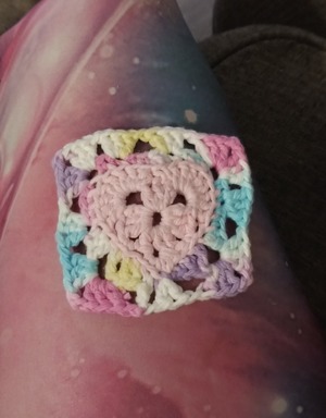 heart granny square