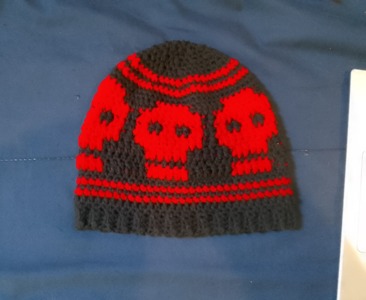 Pixel Skull Beanie