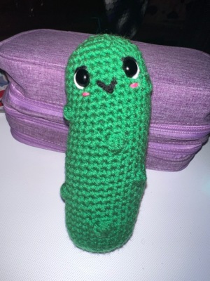 Adorable Emotional Support Pickle Crochet PATTERN With Gift Tags Instant  Download PDF 