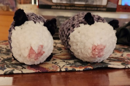 No Sew Opossum: Crochet pattern