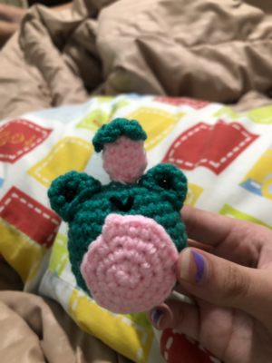 Free Crochet Strawberry Frog Pattern