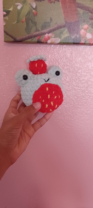 Free Crochet Strawberry Frog Pattern