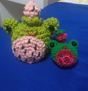 Free Crochet Strawberry Frog Pattern