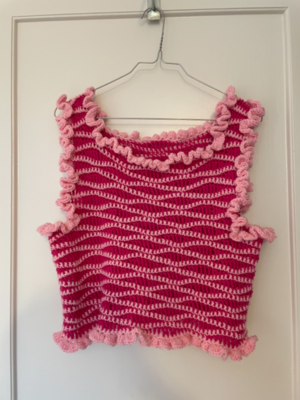 Coral Reef Ruffle Vest