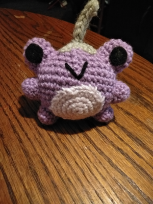 free strawberry frog pattern