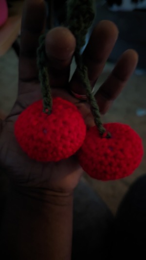 Crochet Cherry