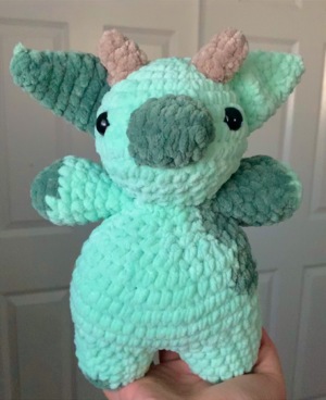 FREE Furry Bubble Gum Cow Crochet Pattern