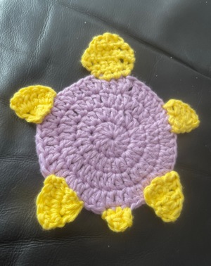 Crochet Turtle Coasters