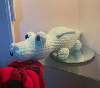 Alligator/crocodile crochet plushie