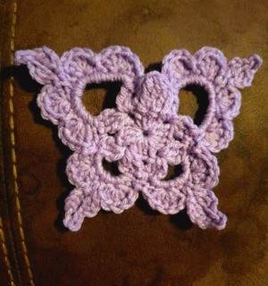 Simple Butterfly Granny Square