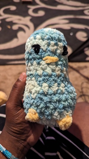 Chunky bird pattern