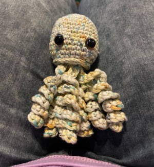 Mini Octopus (with optional keychain clip)