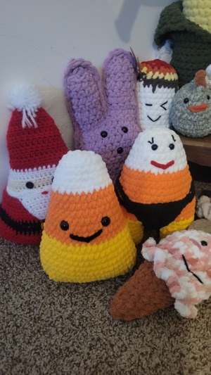 Candy Corn and Watermelon 2-in-1 Pattern