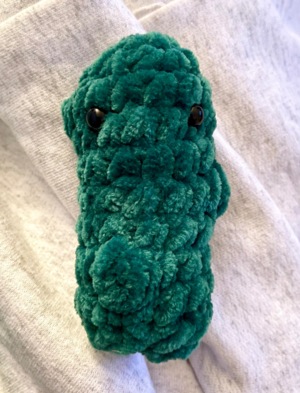 Emotional Support pickle No Sew: Crochet pattern | Ribblr