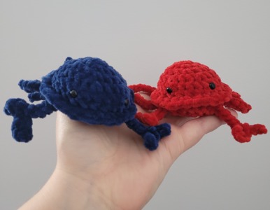 Crab crochet pattern !!