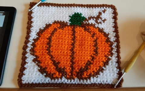 Pumpkin tapestry graph (chart only)