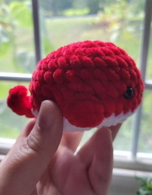 Cute Mini Whale - No Sew Pattern