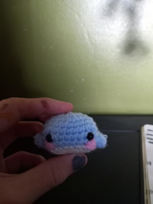 Cute Mini Whale - No Sew Pattern