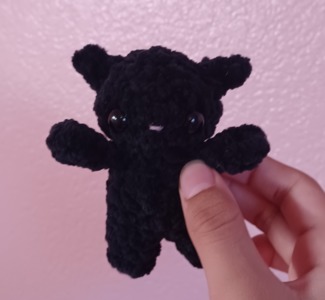 No Sew Crochet Mini Black Cat