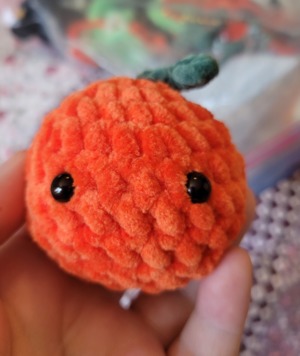 FREE Crochet Orange Stress Ball