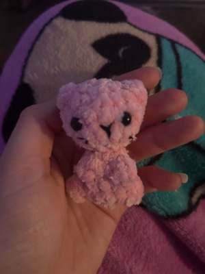 chunky tiny kitty cat [almost no sew!]