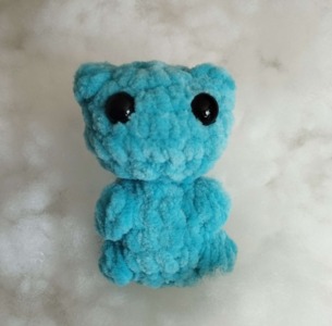 chunky tiny kitty cat [almost no sew!]