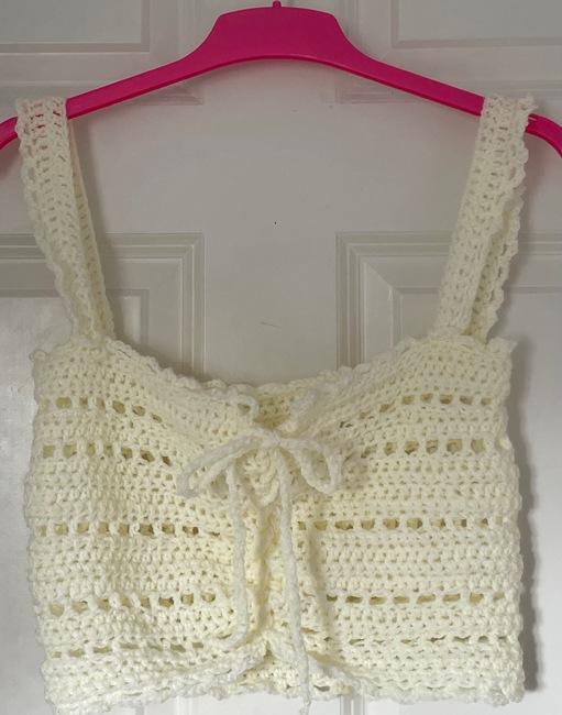 sophiekenny02 make for Cottagecore corset top crochet pattern