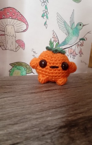 No sew baby pumpkin blob