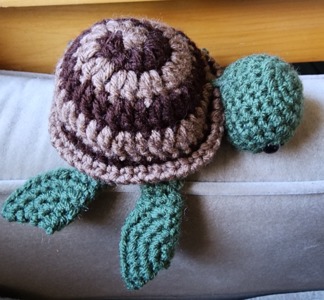 Twisty Baby Turtle (no-sew)