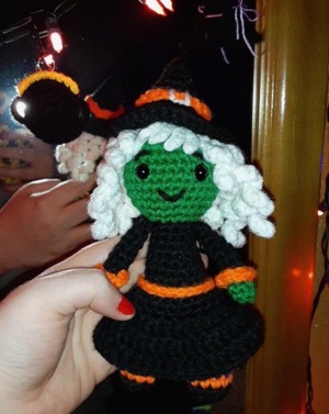 Winnie Witch Low Sew Crochet Pattern