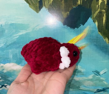 No sew mini axolotl