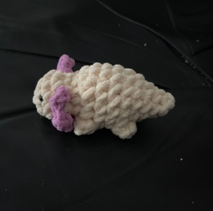 No sew mini axolotl