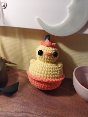 Nugget the No Sew Pumpkin Chicken