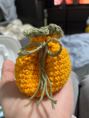 Easy Pumpkin Coin Pouch