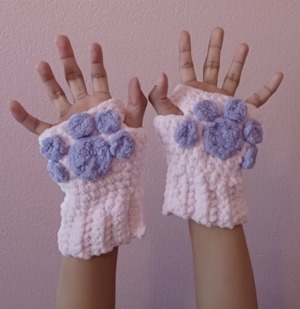 No Sew Crochet Adult Fingerless Gloves