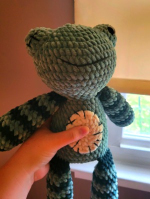 Scrappy the Frog Plushie