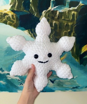 Plush Snowflake Pattern