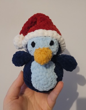 Santa's helper penguin