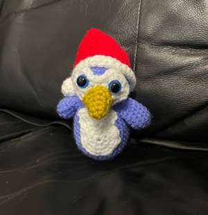 Santa's helper penguin