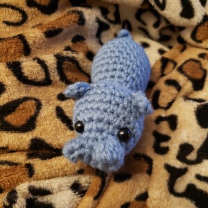 No-sew baby hippo