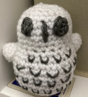 Sherman the Snowy Owl Amigurumi Crochet Pattern